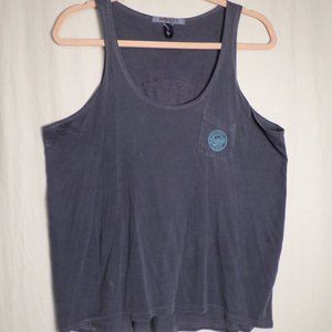 All Star Dancer Authentic Pigment Blue Grey Tank Top Large